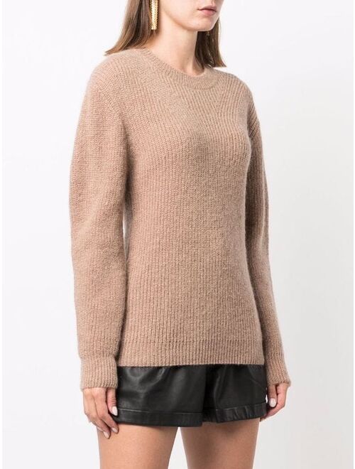 Pinko ribbed crew-neck jumper