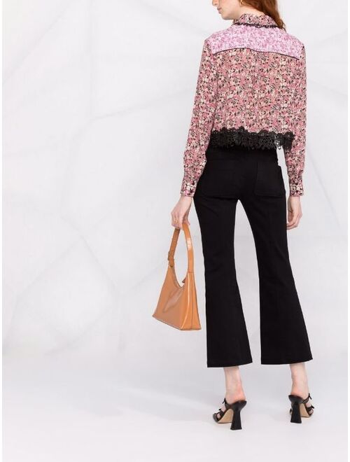 Pinko floral button-down shirt