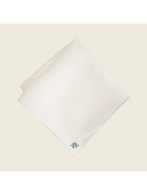 J.Crew English linen pocket square