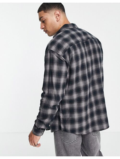 Asos Design 90s oversized grungy check shirt