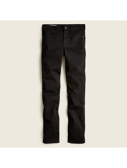 J.Crew 9" vintage slim-straight jean in Stay Black wash