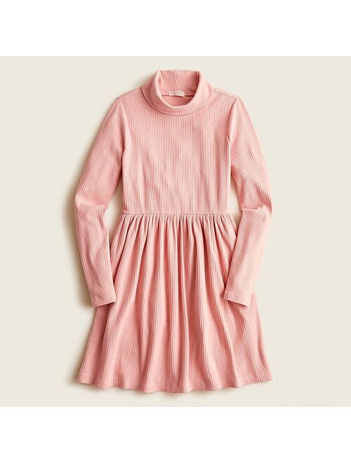 J.Crew Girls' ribbed turtleneck dress