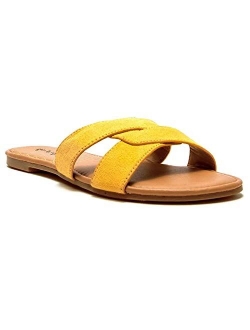 Archer Slides for Women - Crisscross Band Sandals