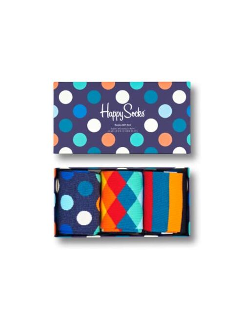 Happy Socks Men's Classic Mix Gift Box Socks Multicolour in size US 8-12