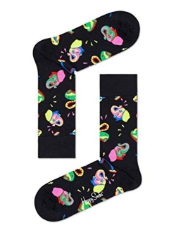 Unisex Clean Elephants Colorful Printed Sock