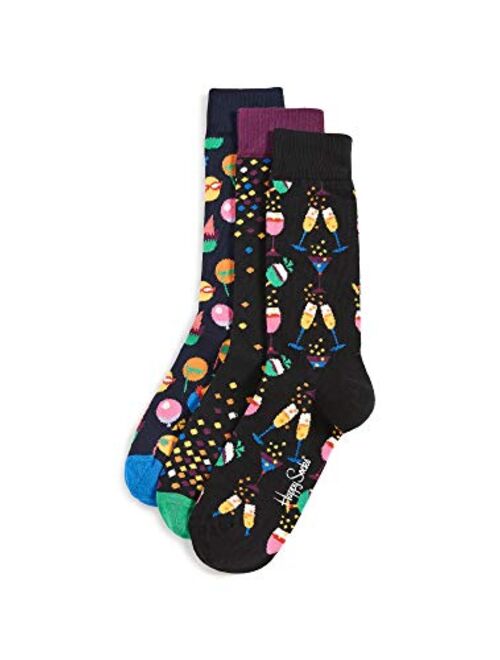 Happy Socks Men's Cheers Gift Box Socks Set