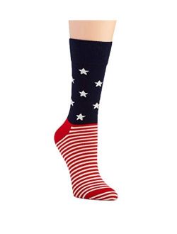 Unisex Stars and Stripes Combed Cotton Socks