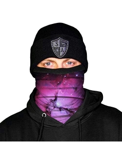 S A SA Frost Tech Thermal Fleece Face Shield - Winter Face Mask for Men or Women