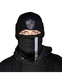 S A SA Frost Tech Thermal Fleece Face Shield - Winter Face Mask for Men or Women