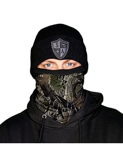 S A SA Frost Tech Thermal Fleece Face Shield - Winter Face Mask for Men or Women