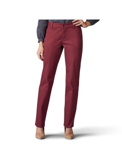 Women's Wrinkle Free Relaxed Fit Straight Leg Pant