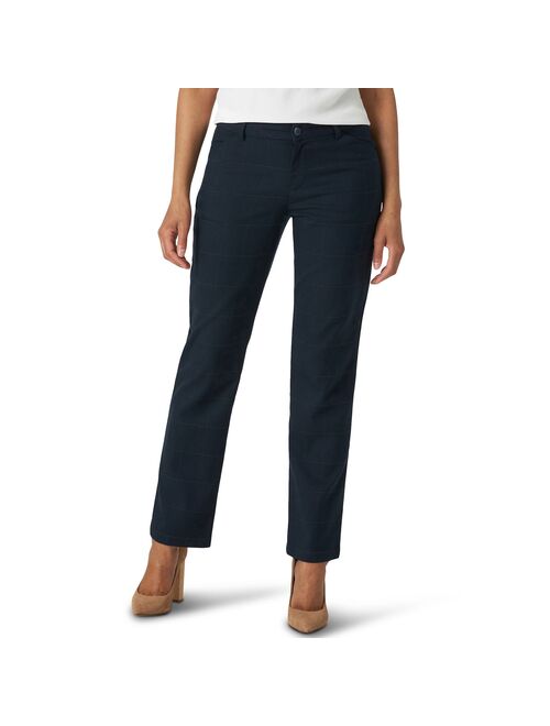 Lee Women's Wrinkle Free Relaxed Fit Straight Leg Pant