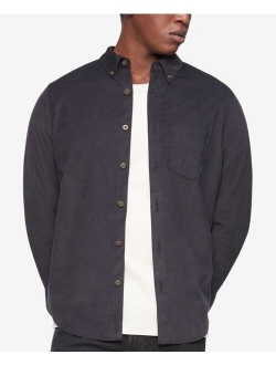 Men's Corduroy Patch Pocket Button-Down Shirt