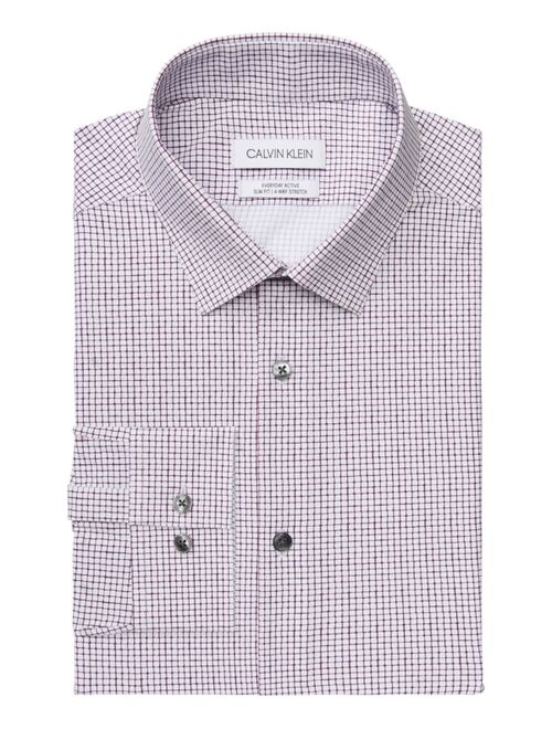 Calvin Klein Men's Slim-Fit Performance Knit Dress Shirt