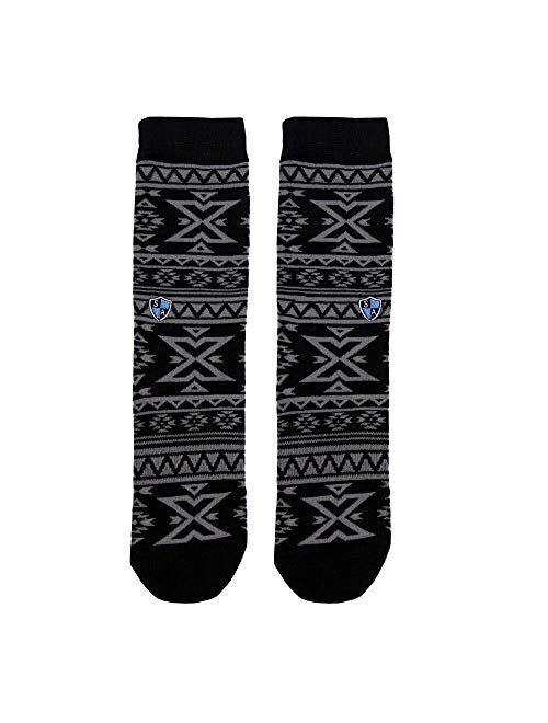 S A Store S A Aztec Blackout Crew Socks for Men & Women - Quick Drying Performance Fiber Blend with Reinforced Toe & Heel