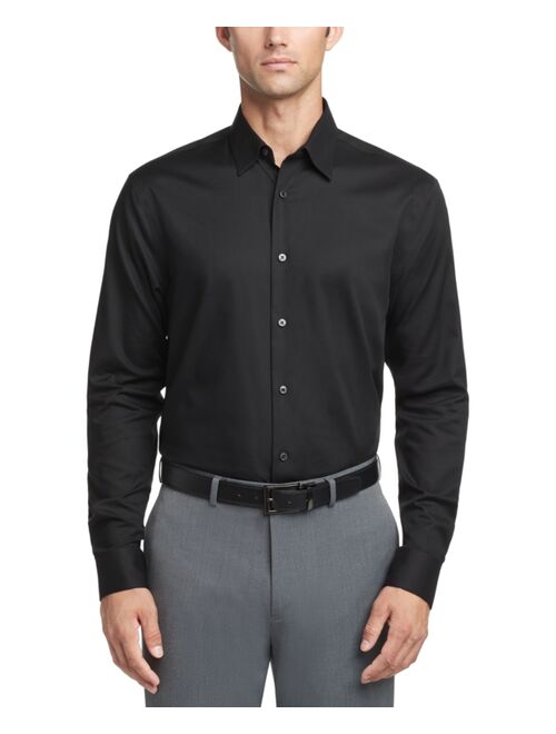 Calvin Klein Men's STEEL Classic/Regular Non-Iron Stretch Performance Dress Shirt