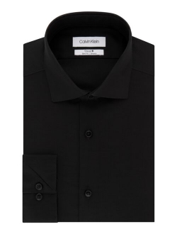 Men's STEEL Slim-Fit Non-Iron Stretch Performance Dress Shirt