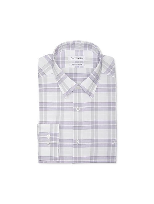 Calvin Klein Logo Slim Fit Stretch Collar Dress Shirt, Online Exclusive