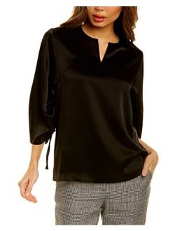 St. John Lightweight Liquid Satin Top