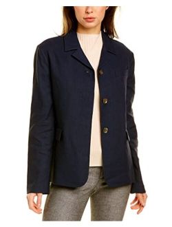 St. John Linen-Blend Jacket