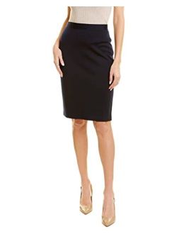 St. John Milano Knit Wool-Blend Pencil Skirt