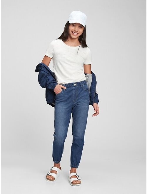 GAP Kids Mid Rise Denim Joggers