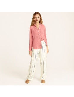 Classic-fit cozy gauze shirt