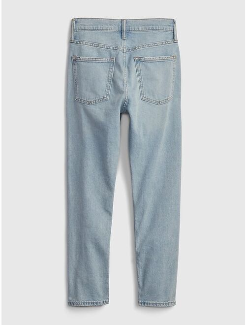 GAP Kids Distressed Easy Taper Jeans with Washwell