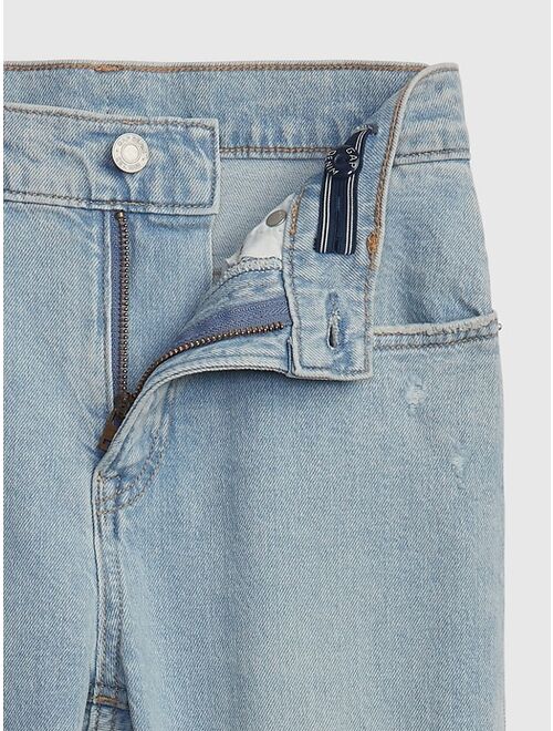 GAP Kids Distressed Easy Taper Jeans with Washwell