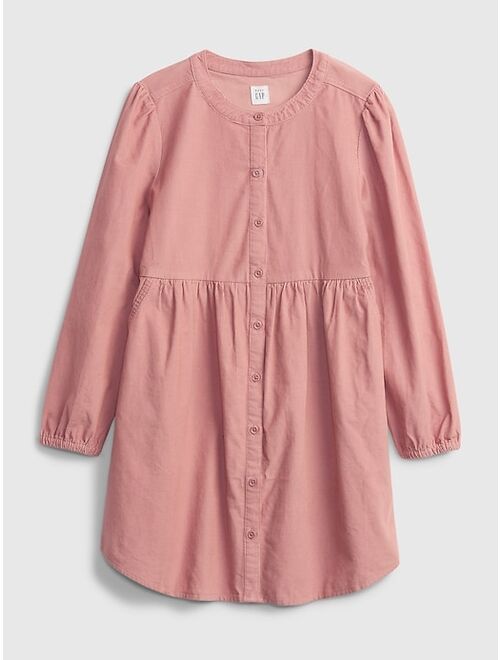 GAP Kids Corduroy Shirt Dress