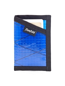 Recycled Sailcloth Minimalist Card Holder Durable Slim Wallet Front Pocket Wallet, Card Holder Wallet Made in USA