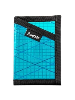 Recycled Sailcloth Minimalist Card Holder Durable Slim Wallet Front Pocket Wallet, Card Holder Wallet Made in USA