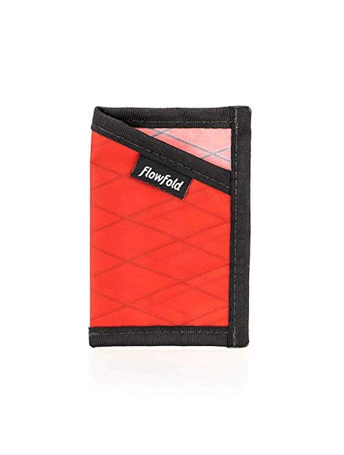 Flowfold Minimalist Card Holder Durable Slim Front Pocket Wallet, Card Holder Wallet Made in USA (Navy Blue)