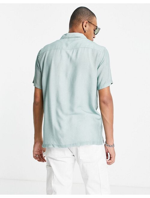 Topman Scarface placement print shirt in mint