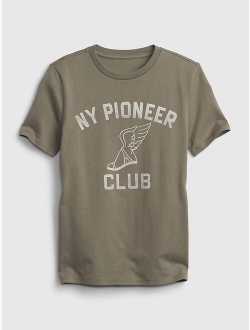 GapKids | New York Pioneer Club 100% Organic Cotton Graphic T-Shirt