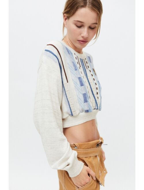 Urban Renewal Recycled Printed Cropped Sweater