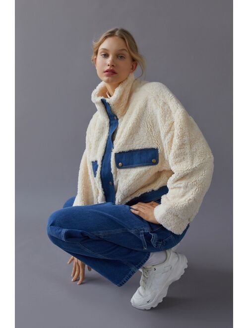 Urban outfitters UO Laura Cozy Sherpa Jacket