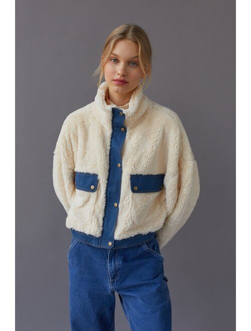 Urban outfitters UO Laura Cozy Sherpa Jacket