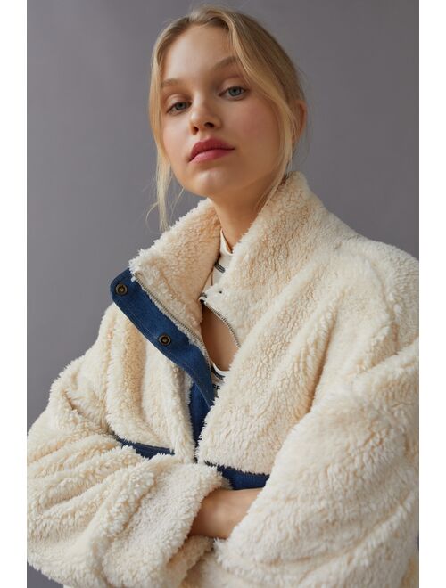 Urban outfitters UO Laura Cozy Sherpa Jacket