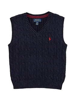 Boys Cable-Knit Sweater Vest