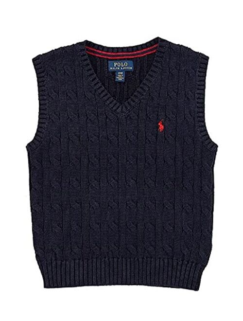 Polo Ralph Lauren Boys Cable-Knit Sweater Vest