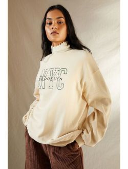 Embroidered Destination Crew Neck Sweatshirt