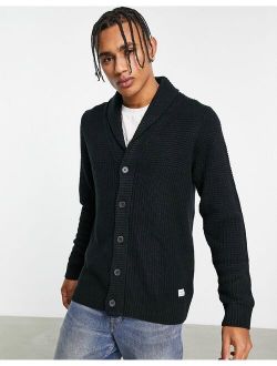 Originals Shawl collar cardigan in black