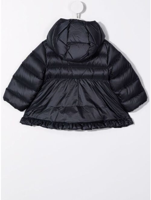 Moncler Enfant padded quilted hooded jacket