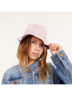 Kids' garment-dyed bucket hat