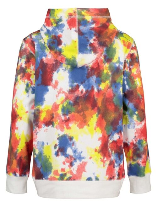 Tommy Hilfiger Big Boys Bright Tie Dye Pullover Hoodie