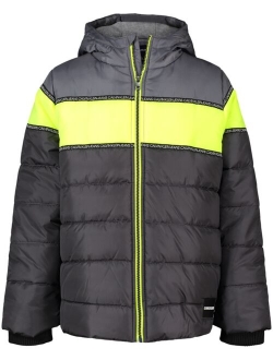 Big Boys Colorblocked Tapped Bubble Jacket