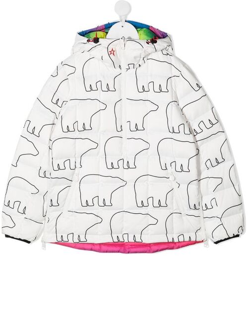 Perfect Moment Kids Nanuk bear-print jacket