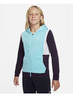 Big Boys Therma-Fit Elite Full-zip Basketball Hoodie