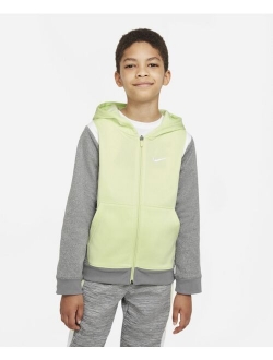 Big Boys Therma-Fit Elite Full-zip Basketball Hoodie